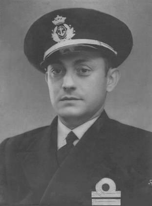 Teniente de nav�o, a�o 1939.