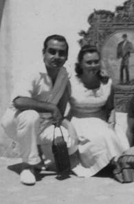 Con Jos� Luis en 1.964.